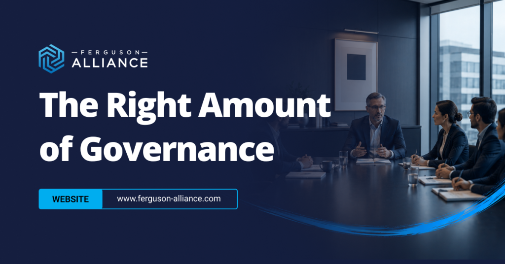 FA The Right Amount of Governance